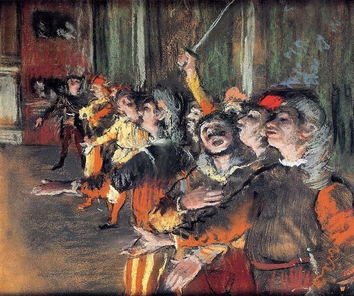 Edgar Degas The Chorus (1876) by Edgar Degas